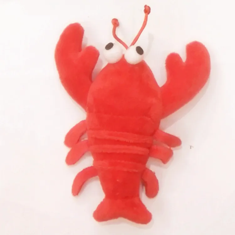 12CM Plush Lobster Crab Toys Cute Shrimp Dolls  Lobster Crab Pendant Stuffed Soft Animal Doll Toys For Children Birthday Present