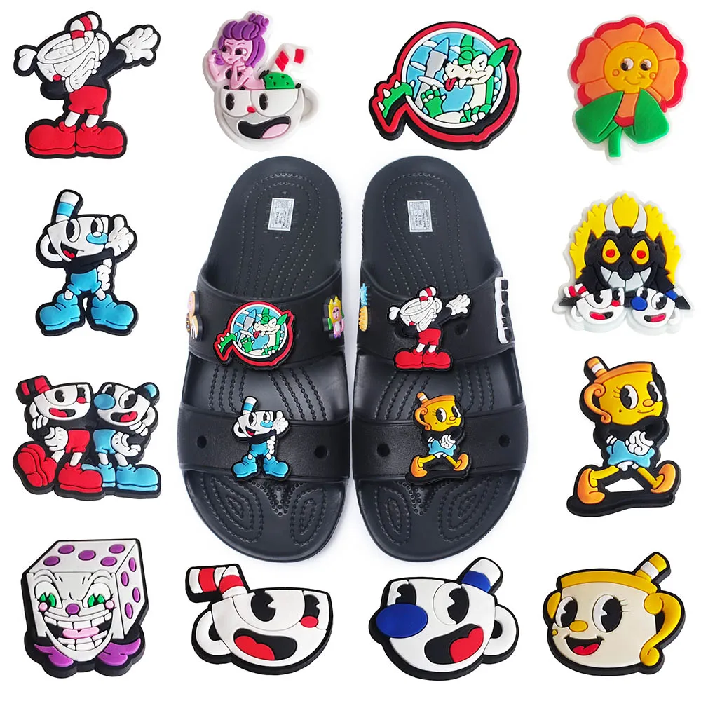 1pcs Cute Anime Designer Charms Garden Shoe Accessories Buckle Fit Clogs Decaration Sandals Decorate Men Women Gift