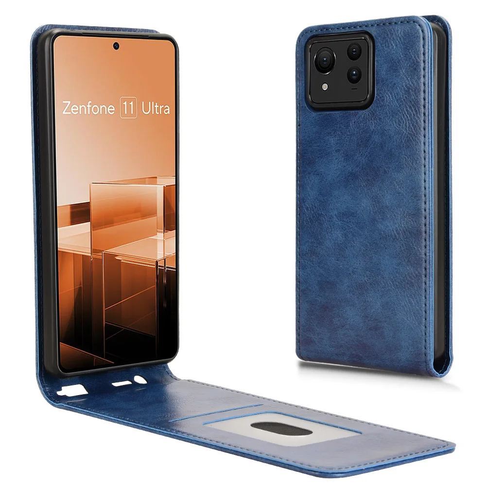 Вертикальный флип-чехол 2025 для Asus ZenFone 11 Ultra, чехол в стиле ретро, гладкая кожа, полное покрытие, держатель для карт для ZenFone 11 Ultra Phon Вертикальный флип-чехол 2025 для Asus ZenFone 11 Ultra, чехол в стиле ретро, гладкая кожа, полное покрытие, держатель для карт для ZenFone 11 Ultra Phon