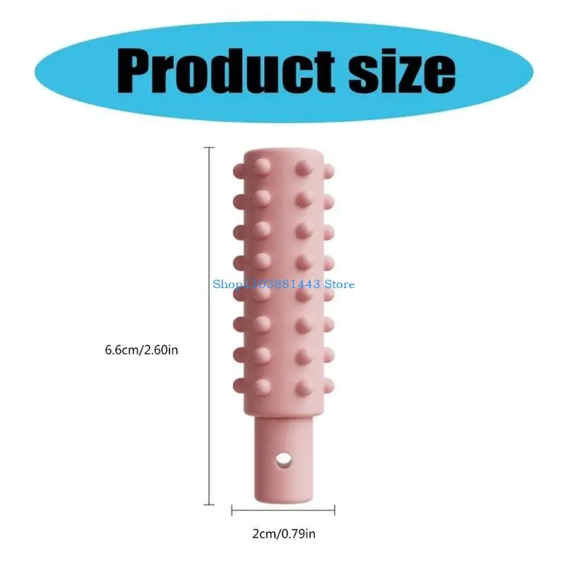 Q6RE مدلك اللثة السيليكون الصديق للأطفال لراحة التوحد ومقاومة الحرارة #6
