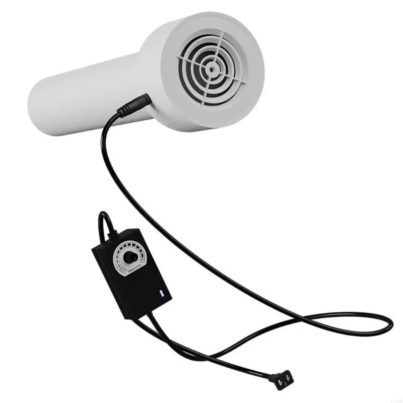 Portable 12V Inline Duct Fan For Heating And Air Conditioning Applications L4MF