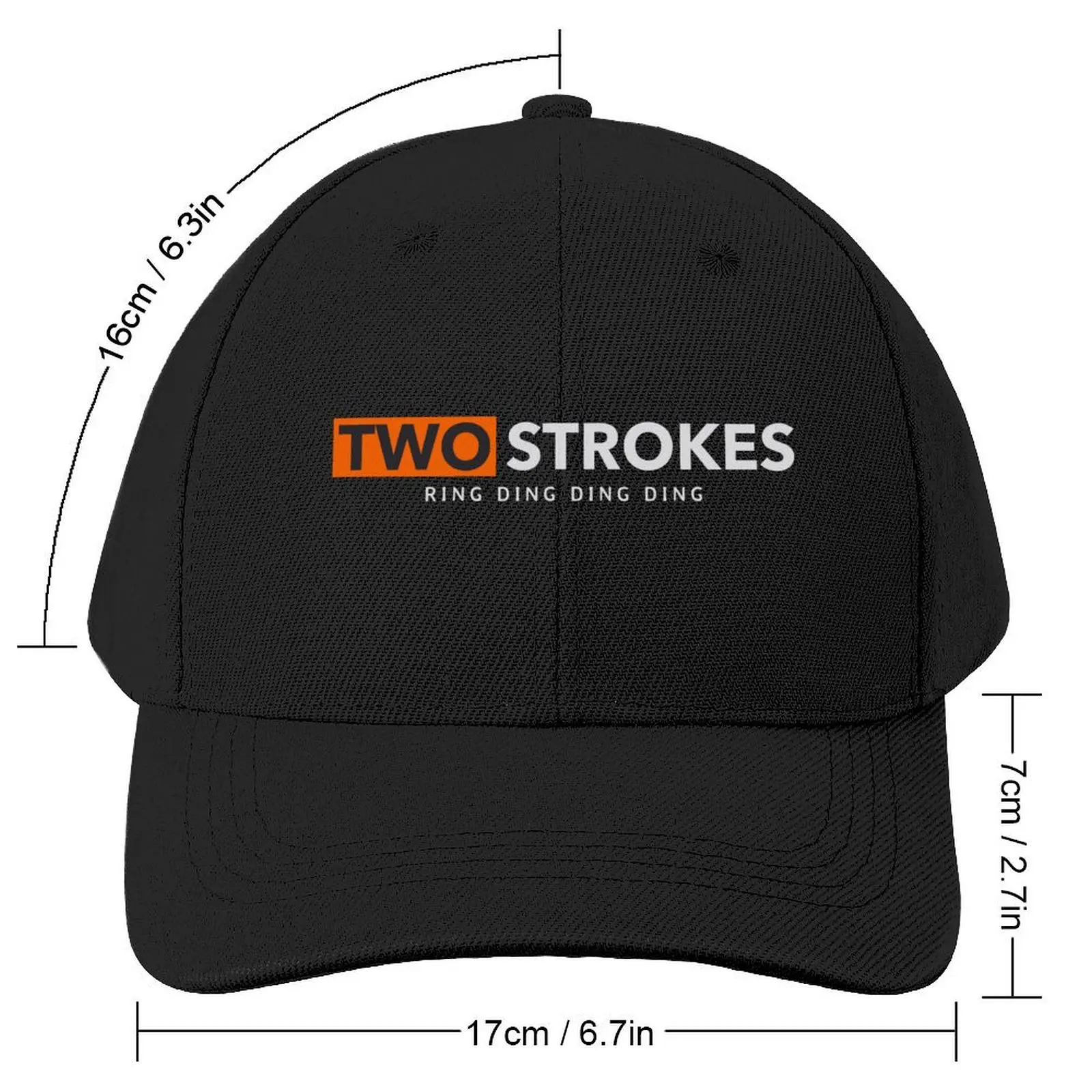 TWO STROKES Ring Ding Ding Baseball Cap cute Rave hard hat Trucker Hat Baseball Men Women's