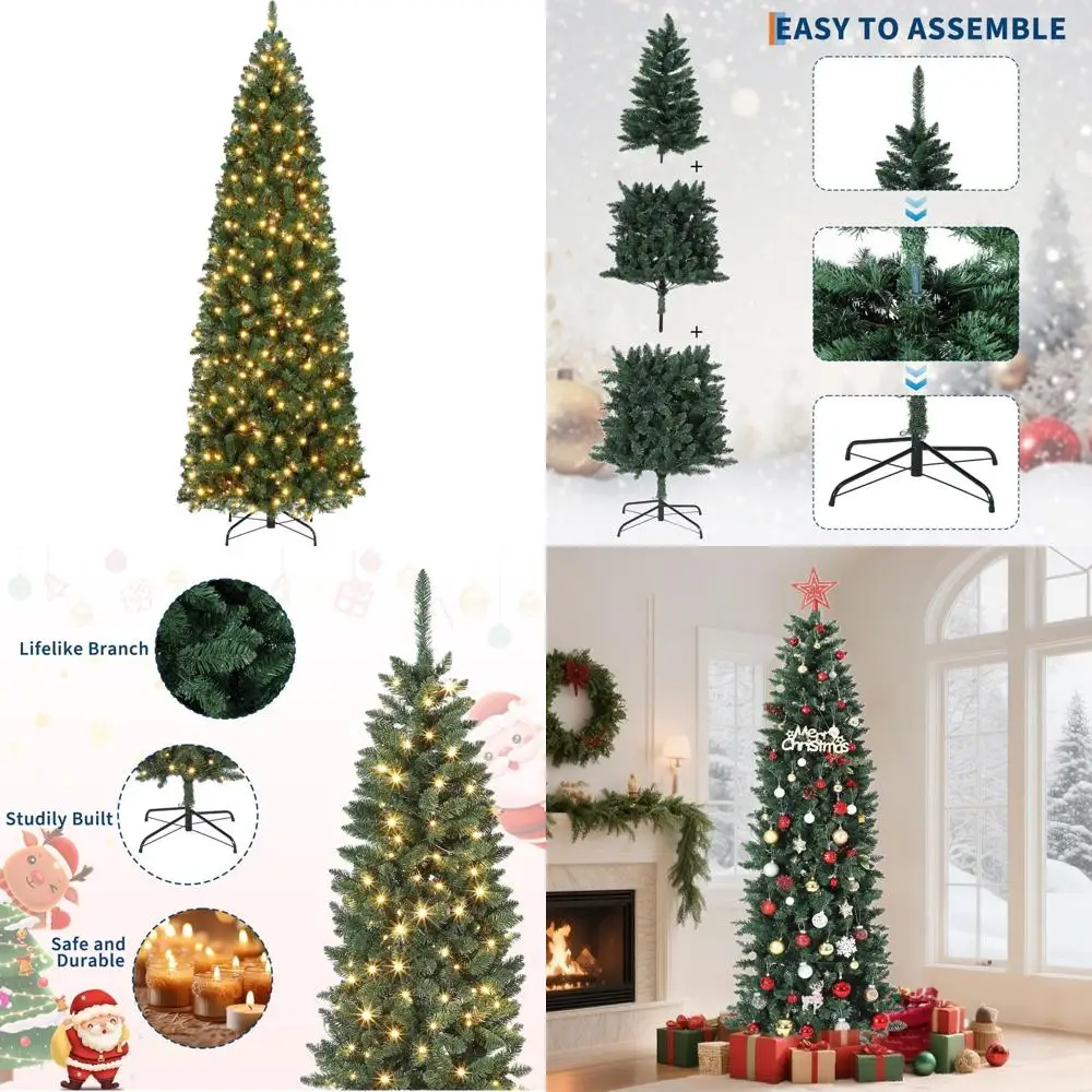 12-Foot Pre-Lit Pen… - image