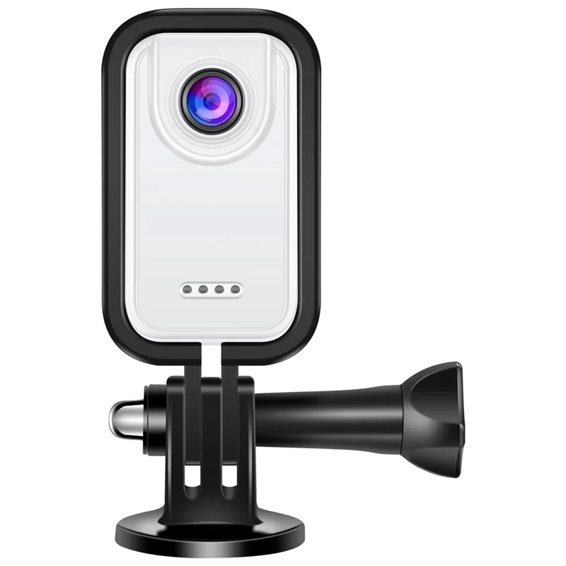 CJSD-Mini cámara de pulgar 2K con montaje en motocicleta con pantalla HD de 1,47 ", para grabadora de vídeo de viaje en bicicleta deportiva al aire libre, color blanco