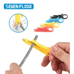 1pcs Wire Stripping Cutter Crimping Tool Cable Stripper Knife Crimper Plier Mini Portable Decrustation Electrical Straight