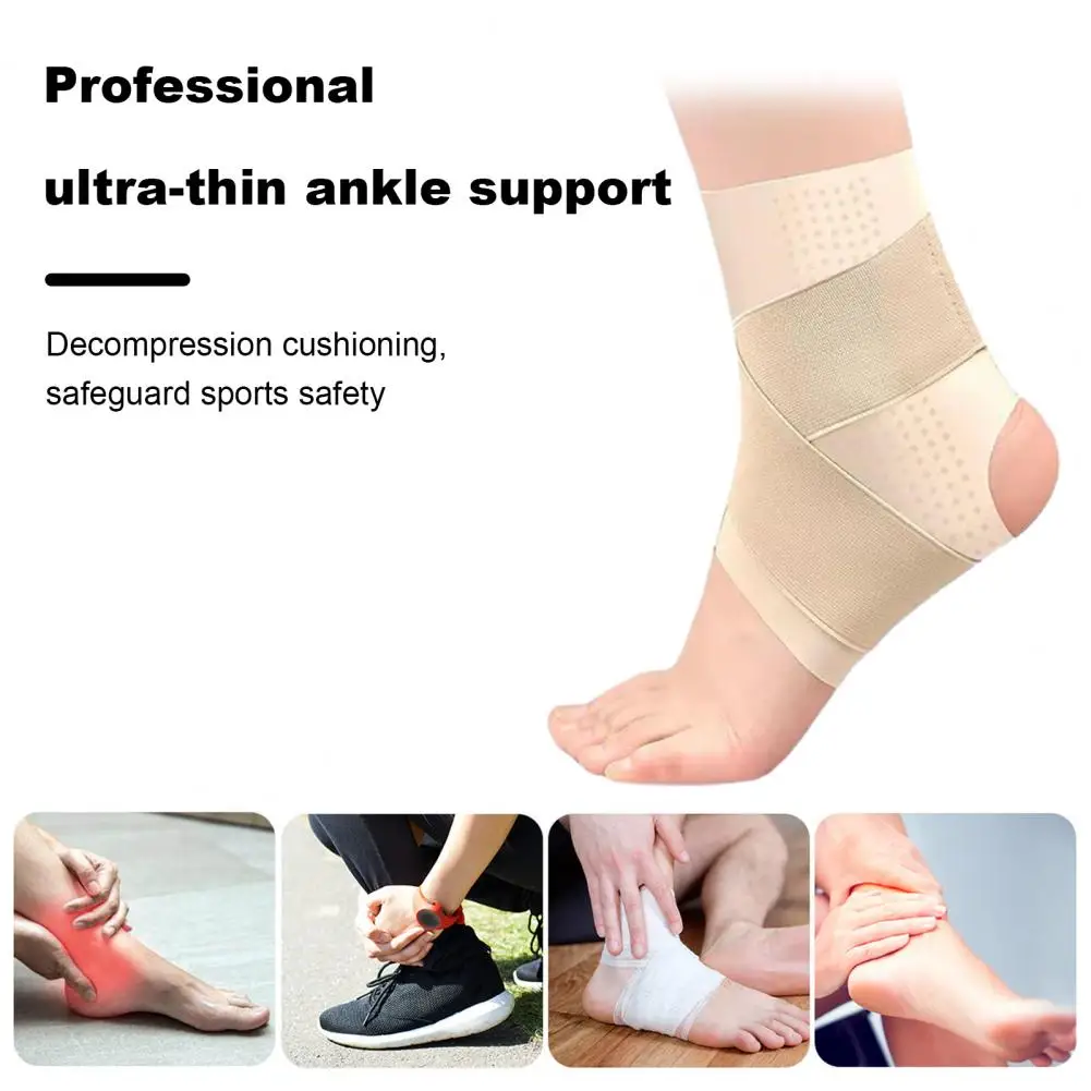 Ankle Brace Achilles Tendon Support Elastic Ankle Support Stabilizer for Arthritis Tendonitis Pain Relief for Joint for Football