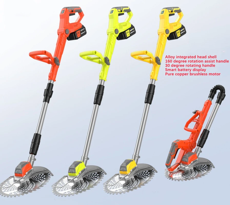 

Brushless Lithium Battery Lawn Mower Desbrozadora Batería 충전식예초기 충전예초기 충전식 예초기 Debroussailleuse À Batterie