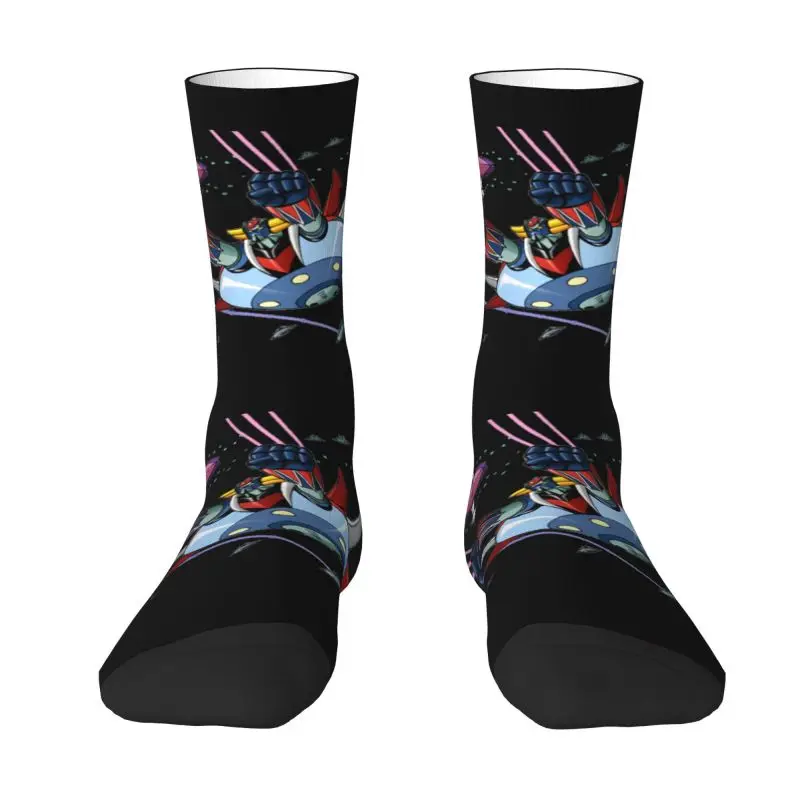 

Custom Kawaii Printing Atlas UFO Robot Socks Women Men Stretchy Summer Autumn Winter Grendizer Goldorak Anime Manga Crew Socks