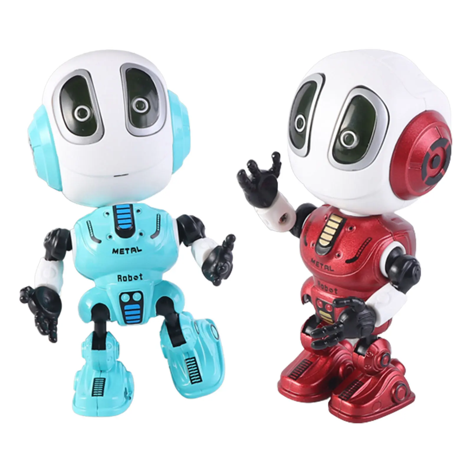 Brinquedo robô elétrico com música leve, luminoso piscando cantando dançando brinquedo para crianças, presente para meninos e meninas