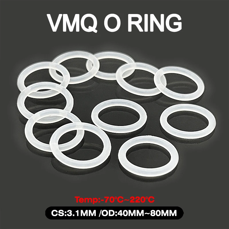 20Pcs Vmq White Sil…
