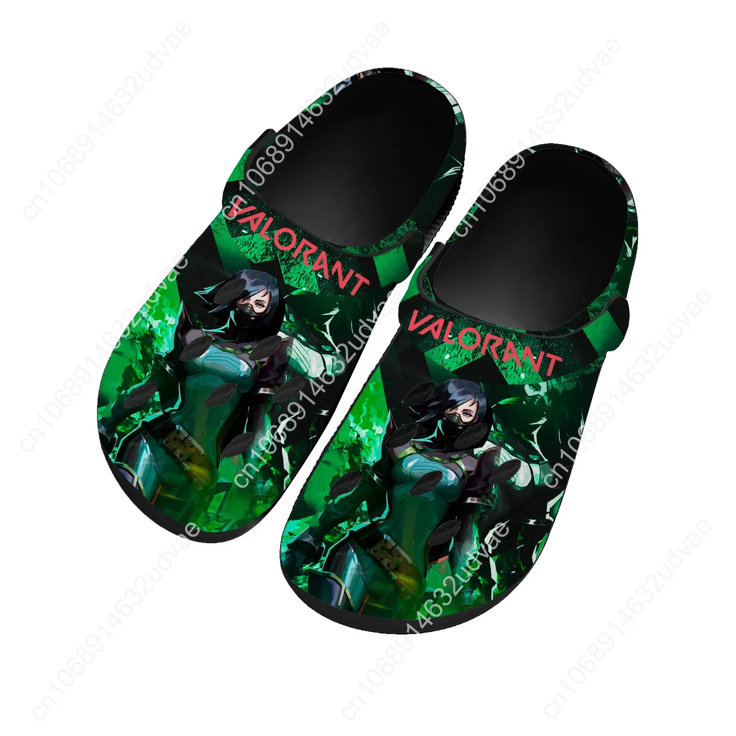 صنادل Valorant للنساء المراهقات، أحذية مائية عصرية للمنزل، ألعاب ساخنة، ألعاب ساخنة، شباشب مريحة للحديقة قابلة للتنفس، شباشب بفتحة للشاطئ