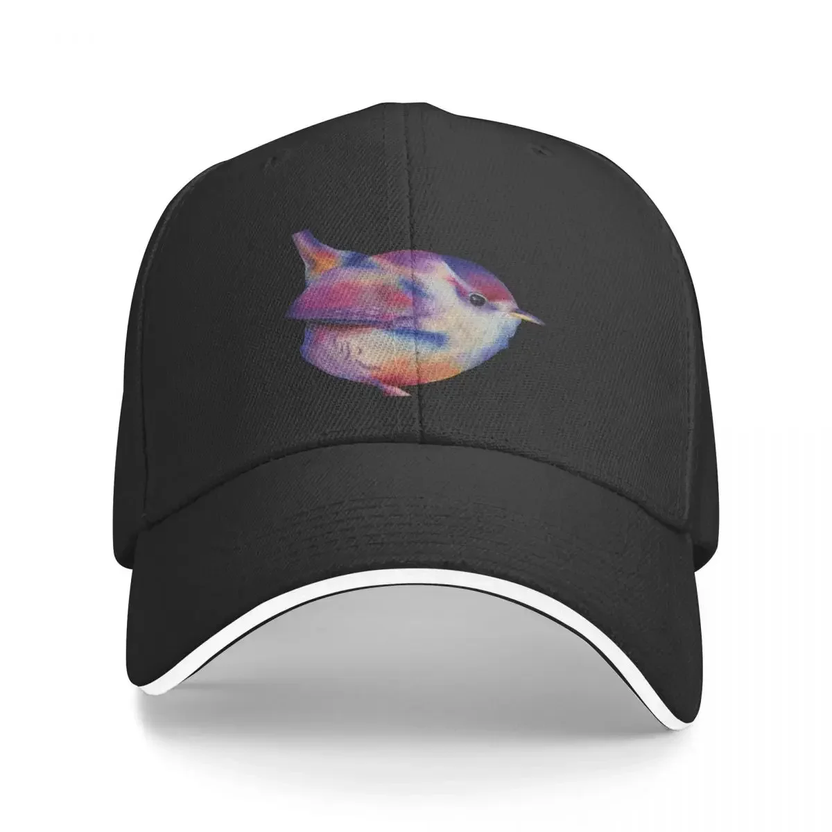 Colorful Realistic Wren Baseball Cap Hip Hop Hat Beach Mountaineering Mens Caps Women's