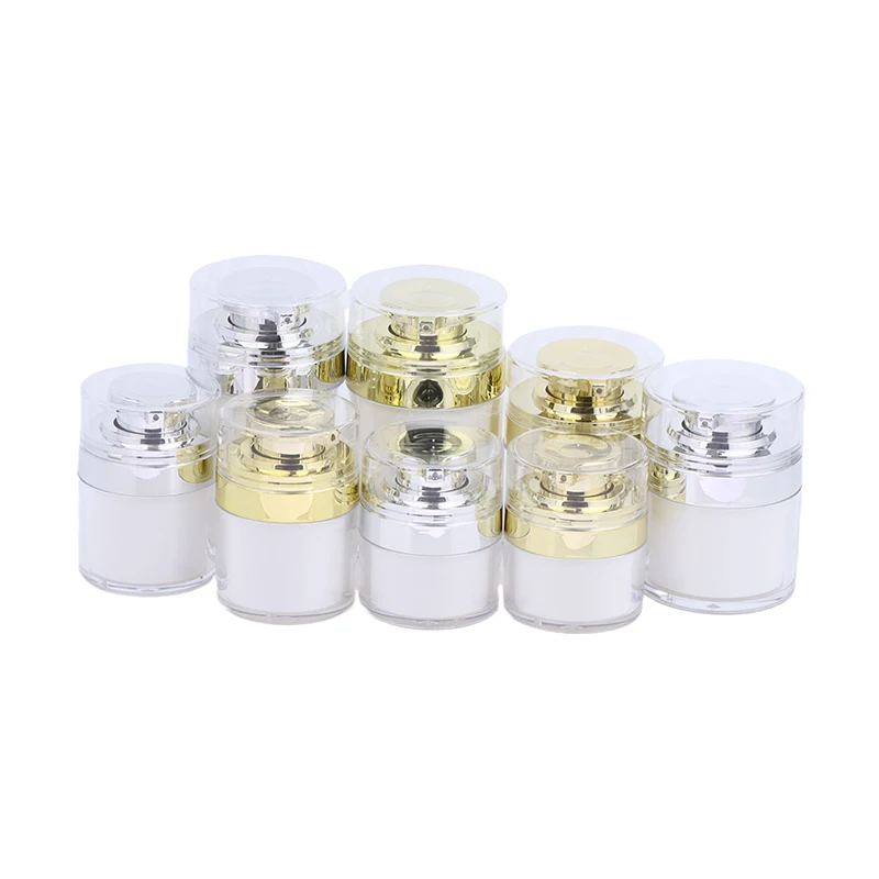 Refillable Vacuum Bottle Travel Cream And Lotion Cosmetic Container With Pump Moisturizer Jar Empty Cream Subpackage Toiletry