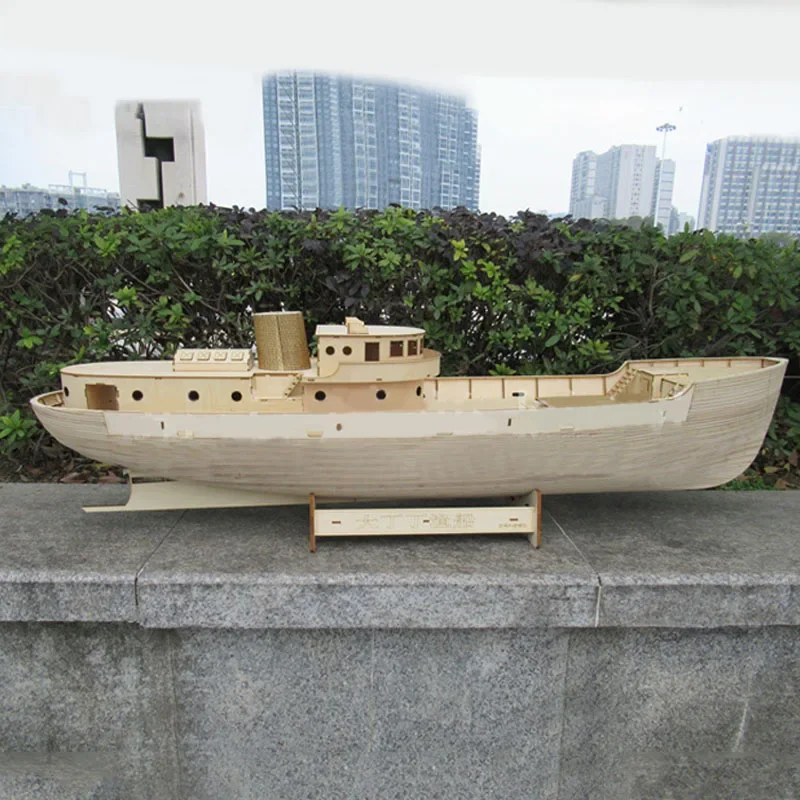 Wooden Ship Model Kit Sirius Fishing Boat Model Assembly Kit DIY Handmade Ship Model Toy Gift RC Wooden Ship Assembly Kit