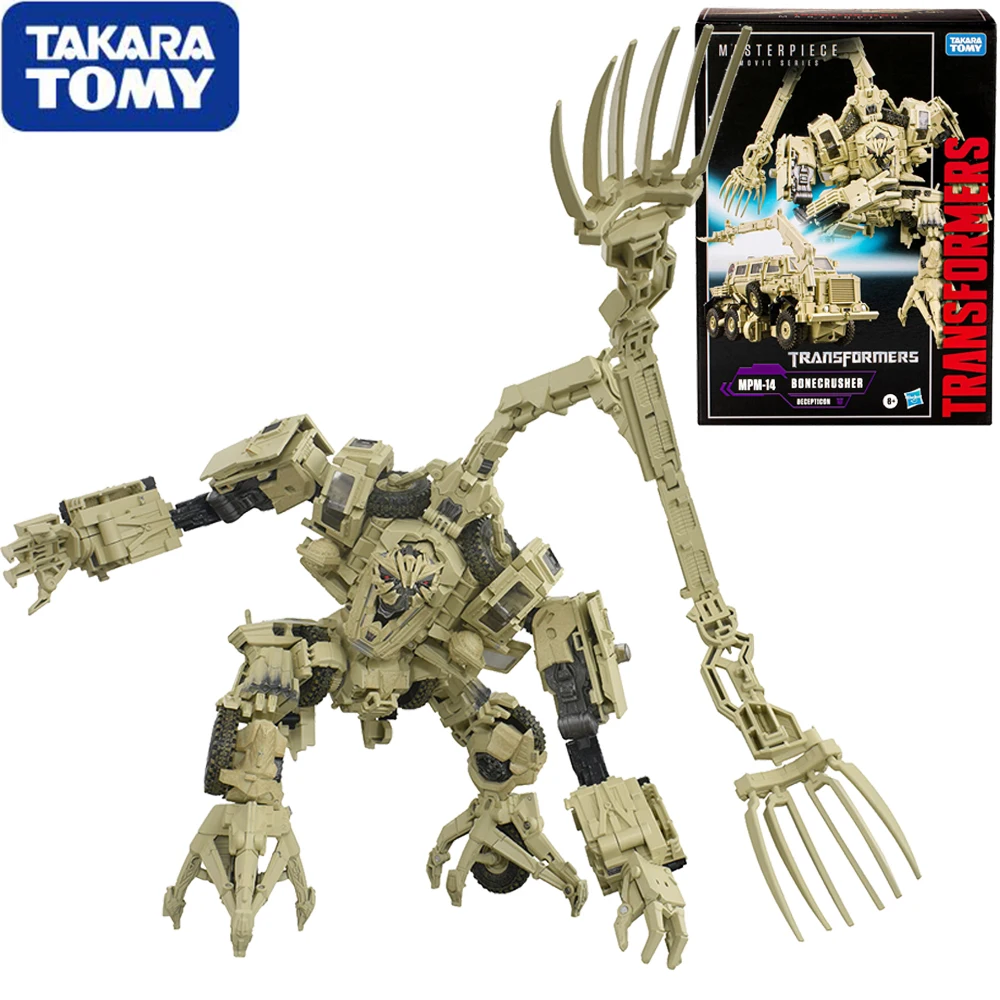 

In Stock Takara Tomy Transformers Movie Masterpiece Series Mpm-14 Bonecrusher Action Figures Collectible Model Toys Kids Gifts