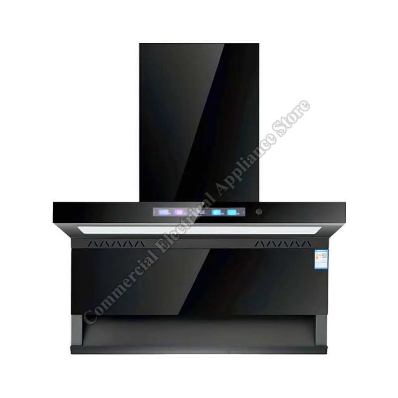 Range Hood With Voice and Waving Smart Control Low Noise Cookware Chimney Smart Sensor Kitchen Range Hood