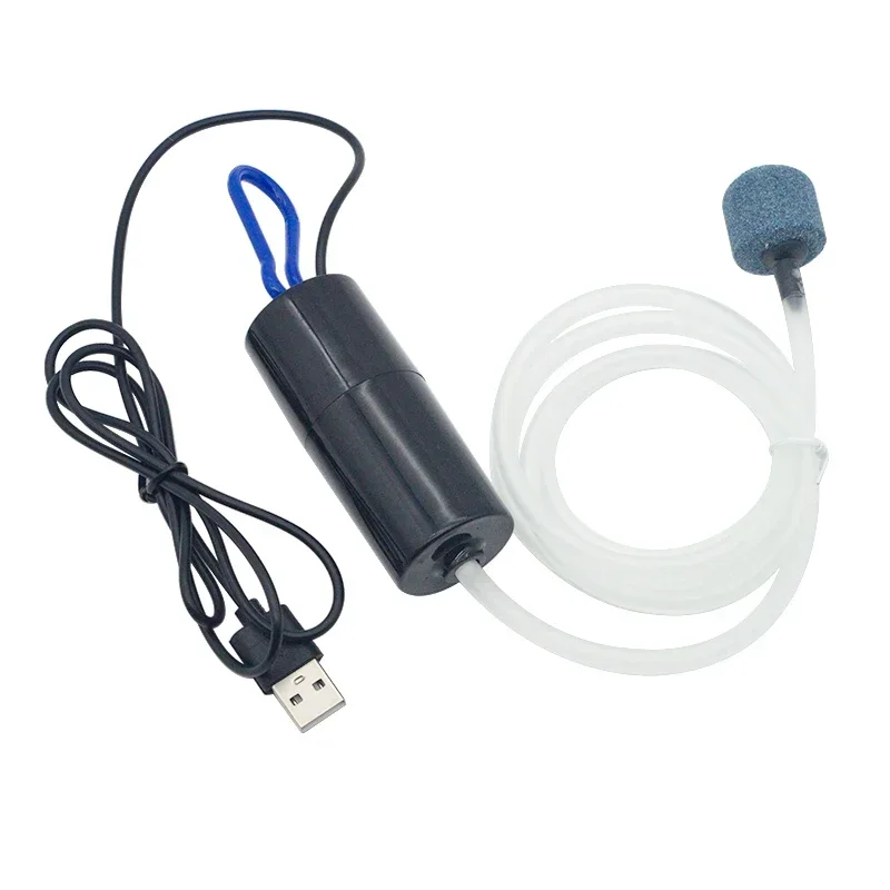 Acquario ossigeno pompa aria serbatoio di pesce USB silenzioso compressore d\'aria aeratore portatile Mini piccolo ossigenatore accessori per acquari