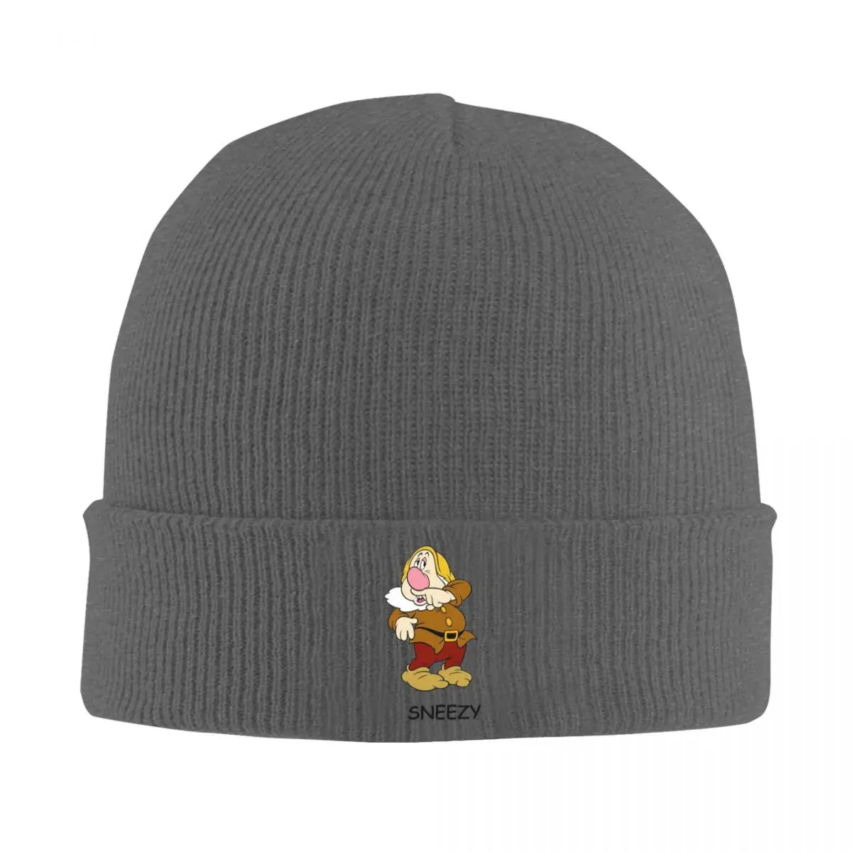 Snow White And The Seven Dwarfs Warm Knitted Cap Fashion Bonnet Hat Autumn Winter Outdoor Beanies Hats for Men Women Adult