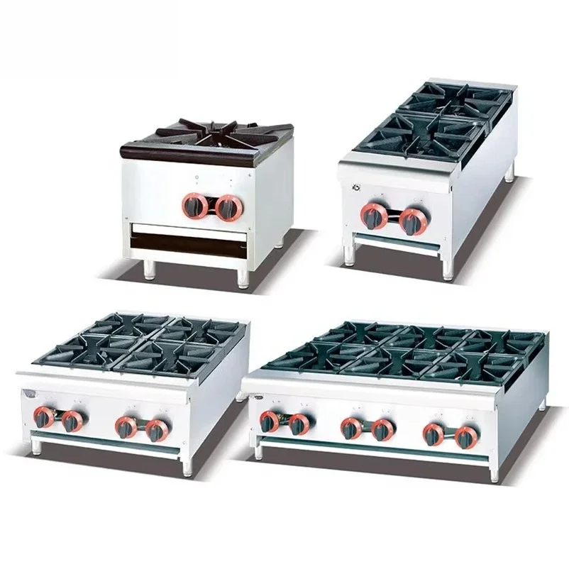 24-Inch desktop commercial cooker with four burners