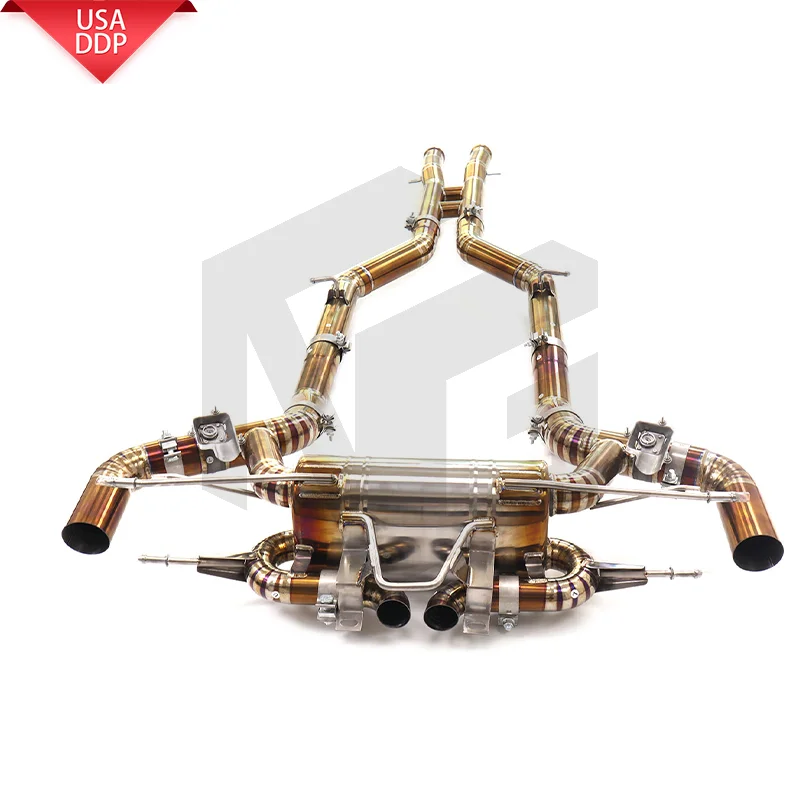 

ING exhaust catback for Mercedes-Benz AMG GT-R titanium alloy tailgate exhaust valve motor engine tool exhaust accessories