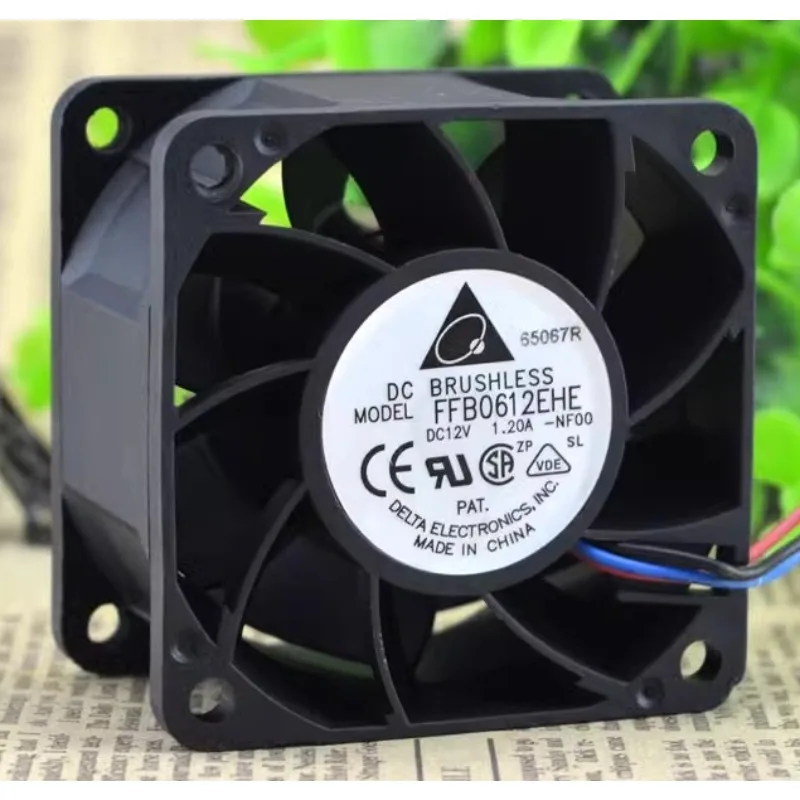 New CPU Fan for Delta FFB0612EHE 12V 1.2A Double Ball Bearing 6CM 60X60X38mm