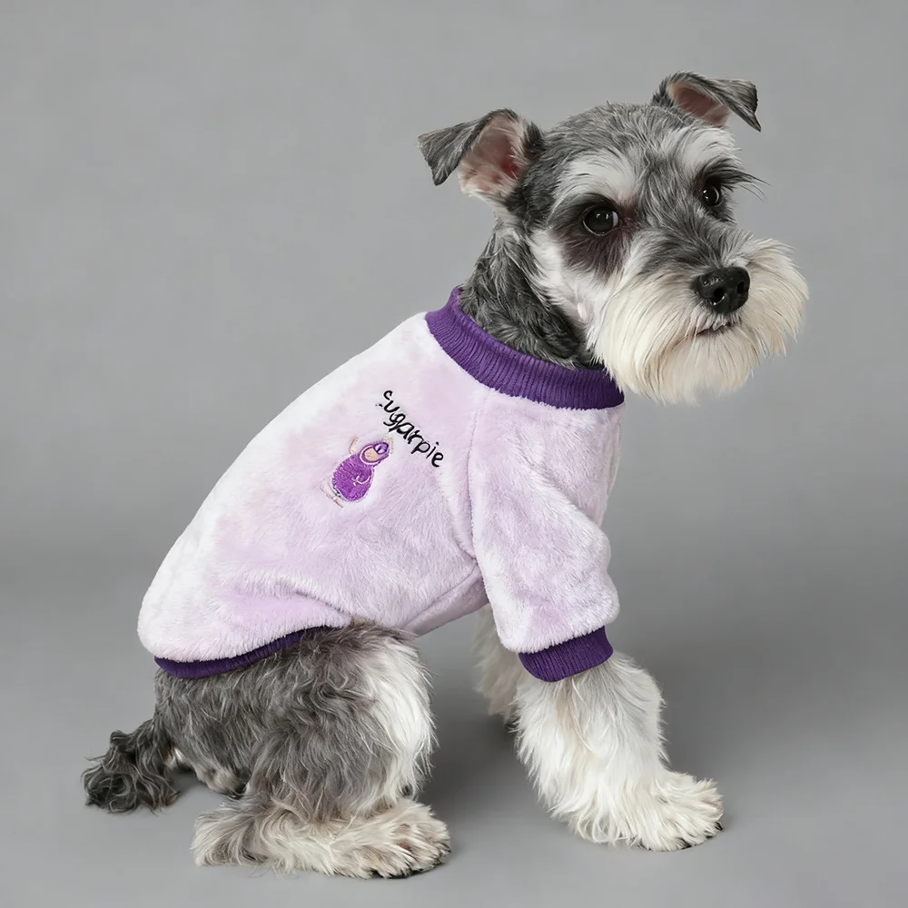 

Fleece Woolen Dog Sweaters Ultra Soft and Warm Pet Jackets for Small Dogs Boy & Girl, Winter Pet Apparel Costumes, Puppy Outfits