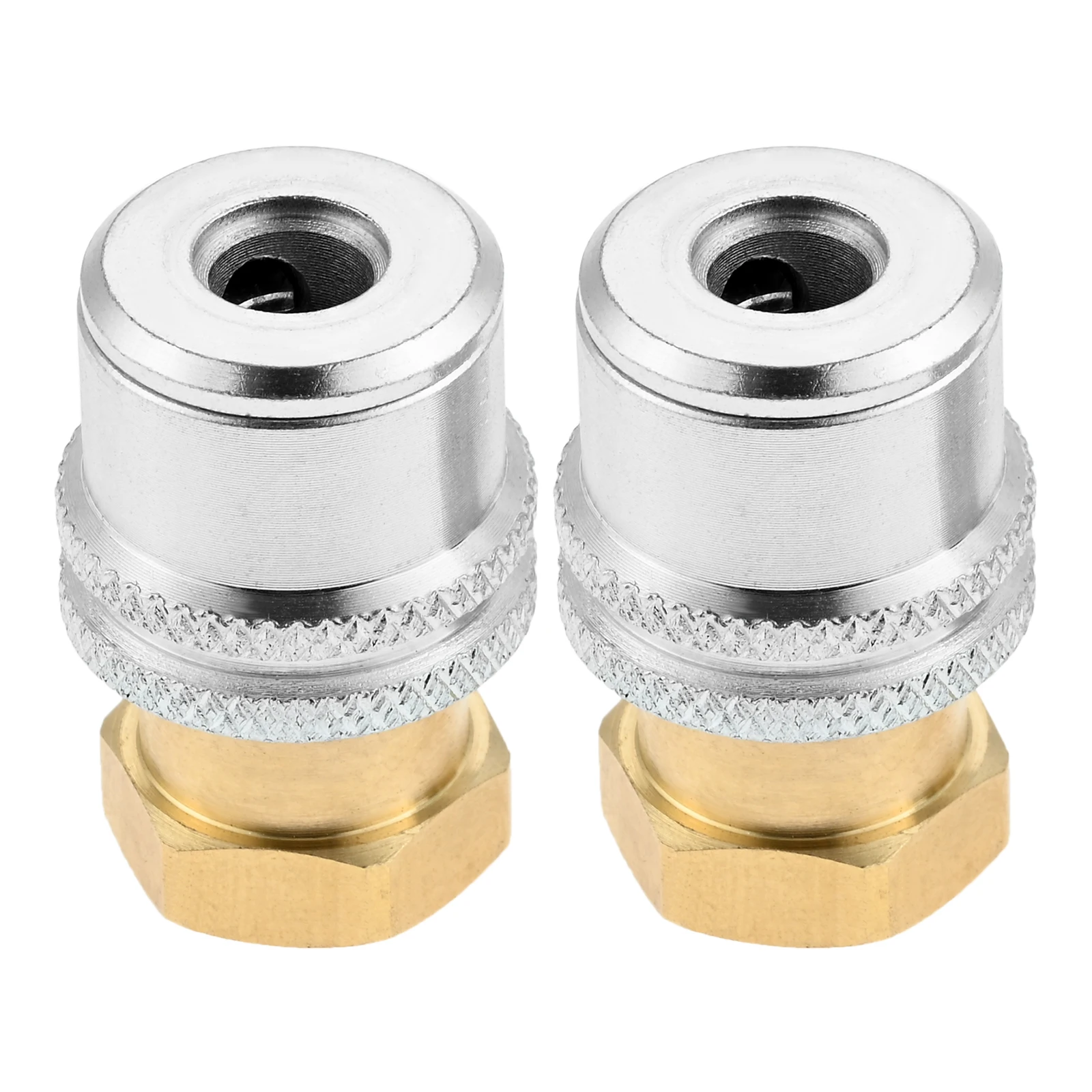 2 Stück Luft futter 1/4fnpt Hochleistungs-Messing-Reifen futter mit geschlossenem Durchfluss Reifen-Luft futter für Reifen füller und Luft kompressor