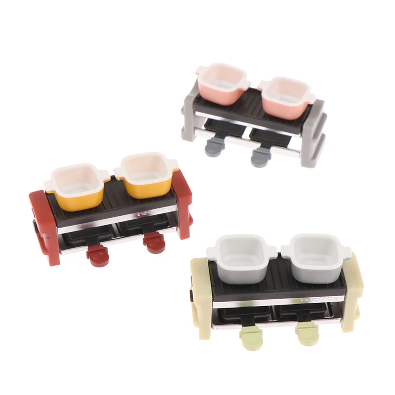 

1:12 scale dollhouse Mini Decoration Simulation Barbecue Machine Model Kitchen Tablewear Accessories