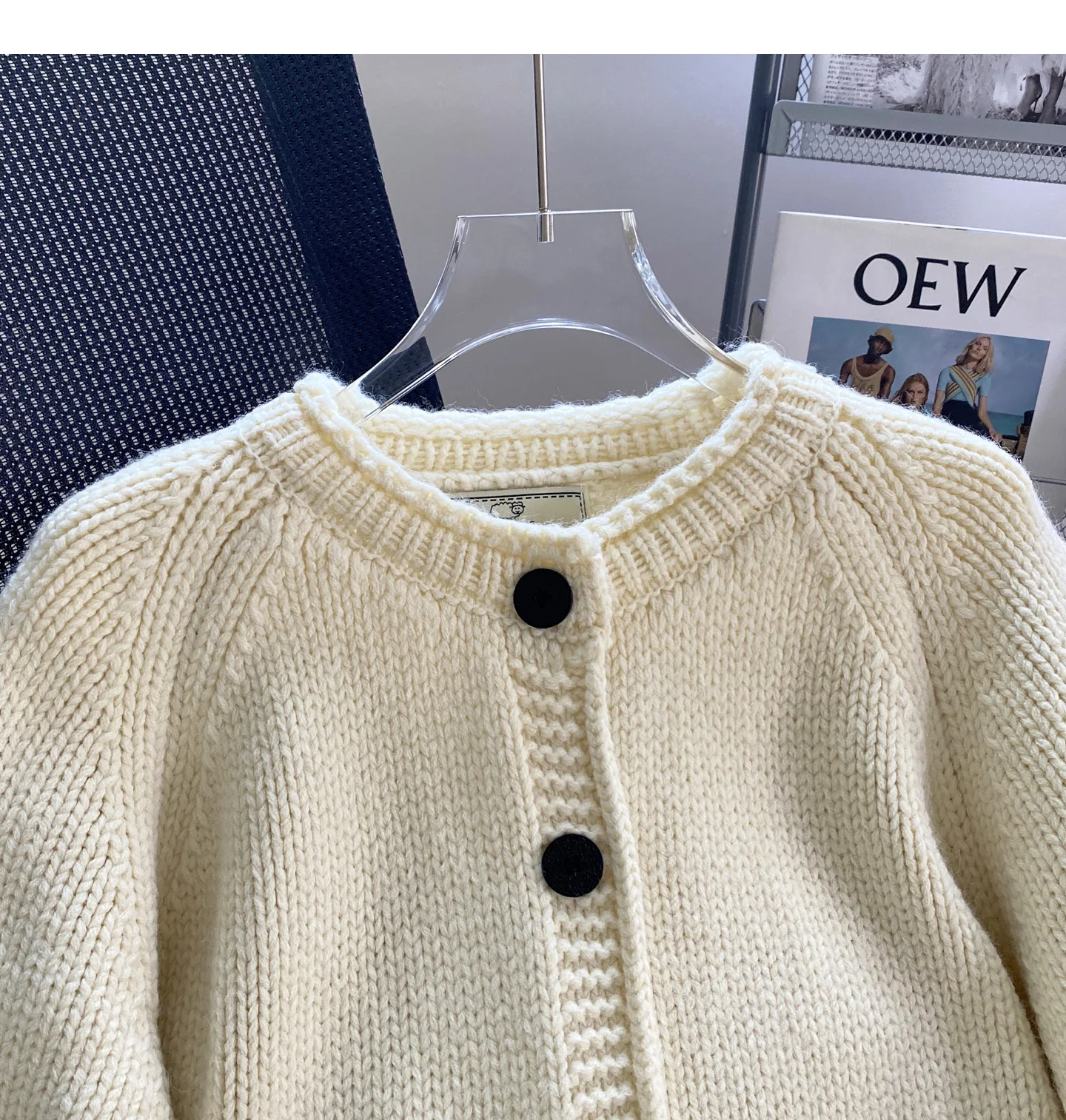 女性のための優しいセーターカーディガンジャケット秋冬の新しいゆったりとしたカジュアルな服装ハイエンドのゆったりとした怠惰なニットトップ