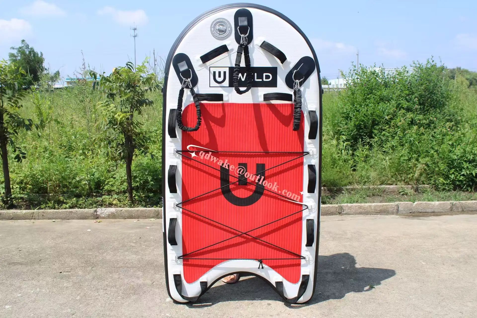 Wake Customizable Inflatable Rescue Board, Floating Water Safety Board For Recreational Scenarios And Emergency Rescue