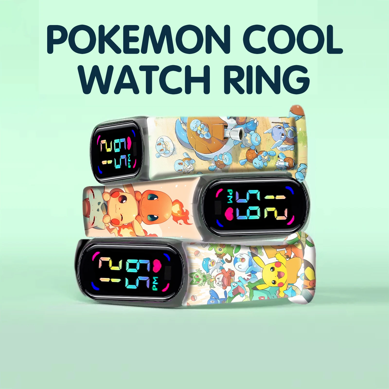 Pokemon Series Printed Wristband for Xiaomi Mi Band 10 Wrist Strap Replaceable Bracelet for Mi Band 9 8 Smart Watchband