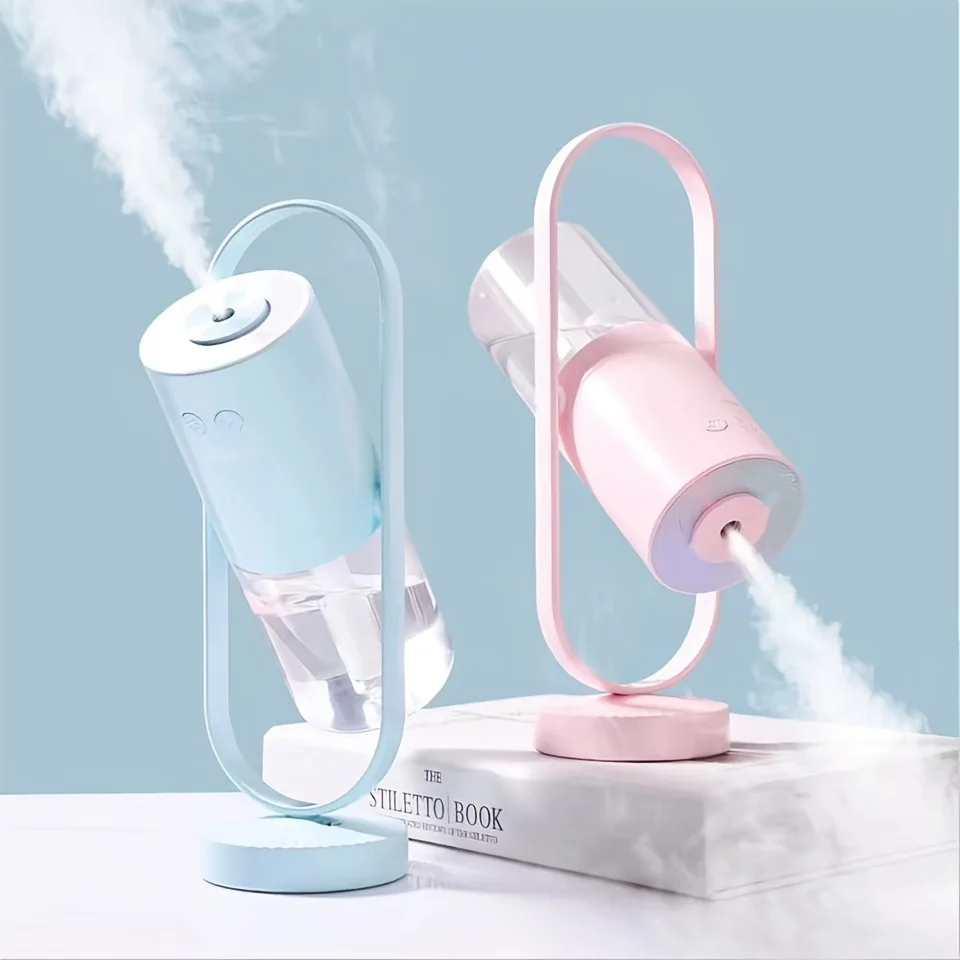 

200ml LED Ultrasonic Humidifier - Whisper-Quiet Cool Mist, 7 Colorful Lights, Portable Mini Humidifier for , Office & Bedroom