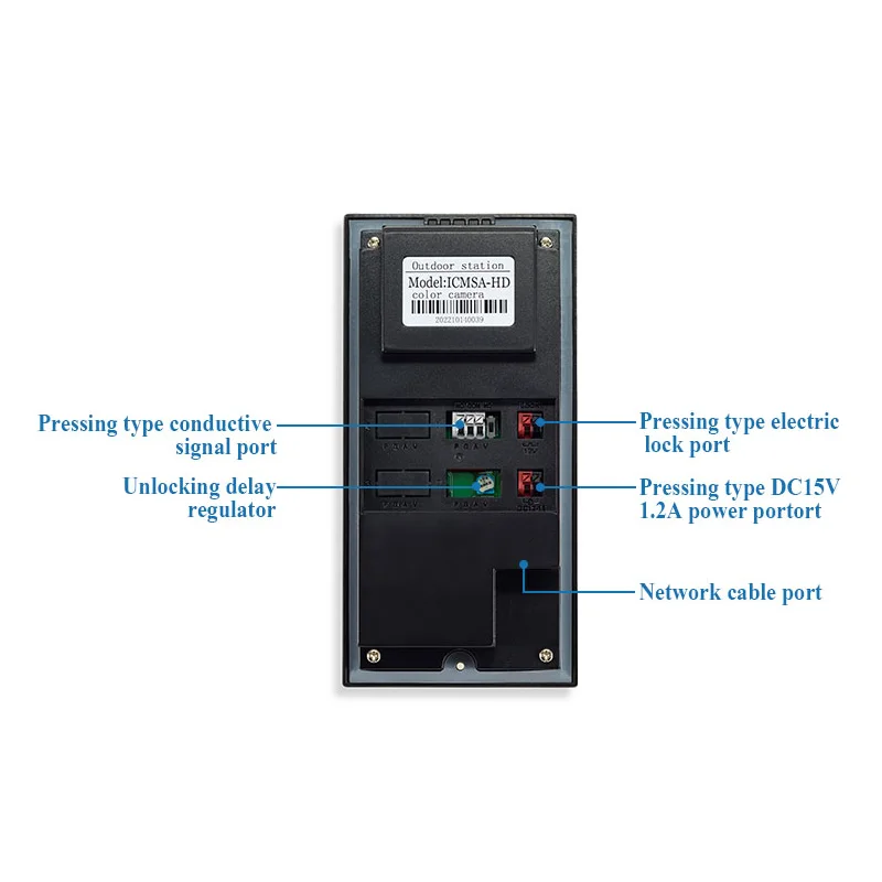 Tuya WIFI Video Intercom System 1080P HD Video Kamera 120 Grad weitwinkel RFID Infrarot Nachtsicht NFC IP Türklingel