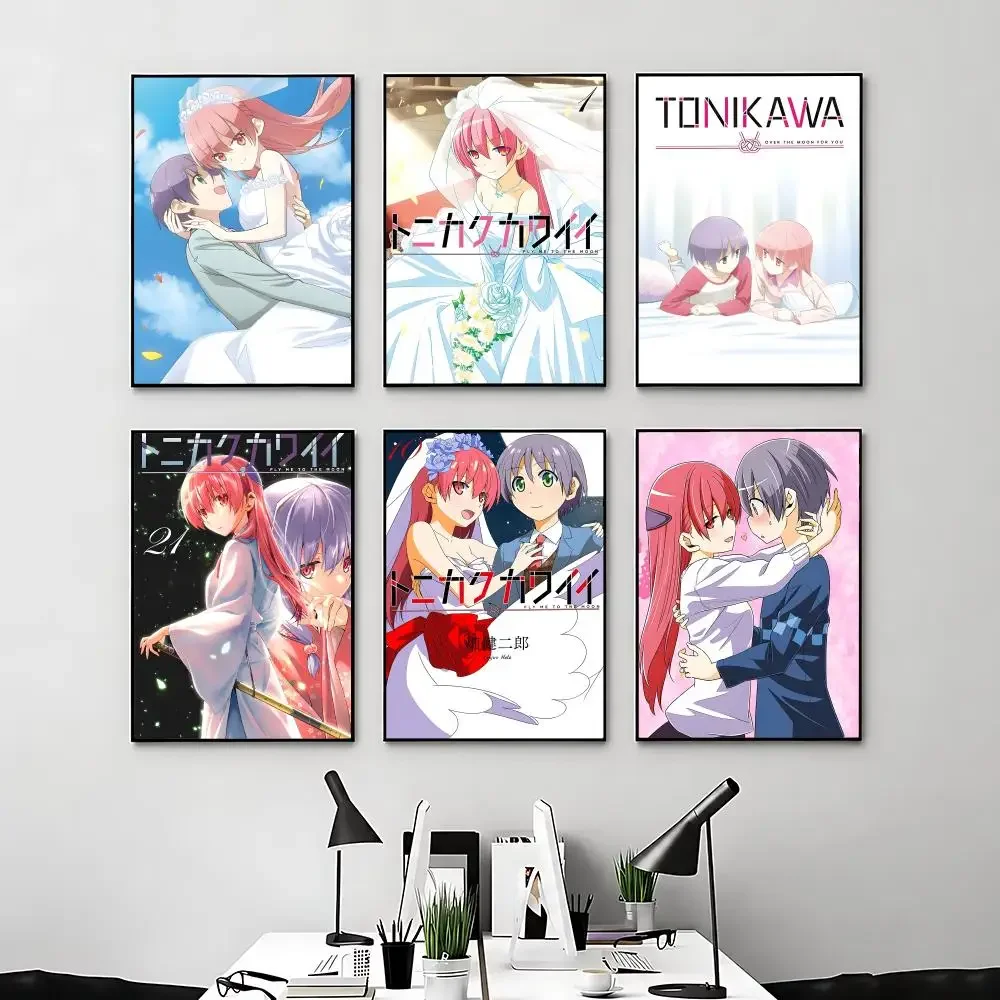 Affiche du film Fly Me to the Moon, affiches d'anime, décoration de chambre, sac à dos, décoration murale, art mural musical