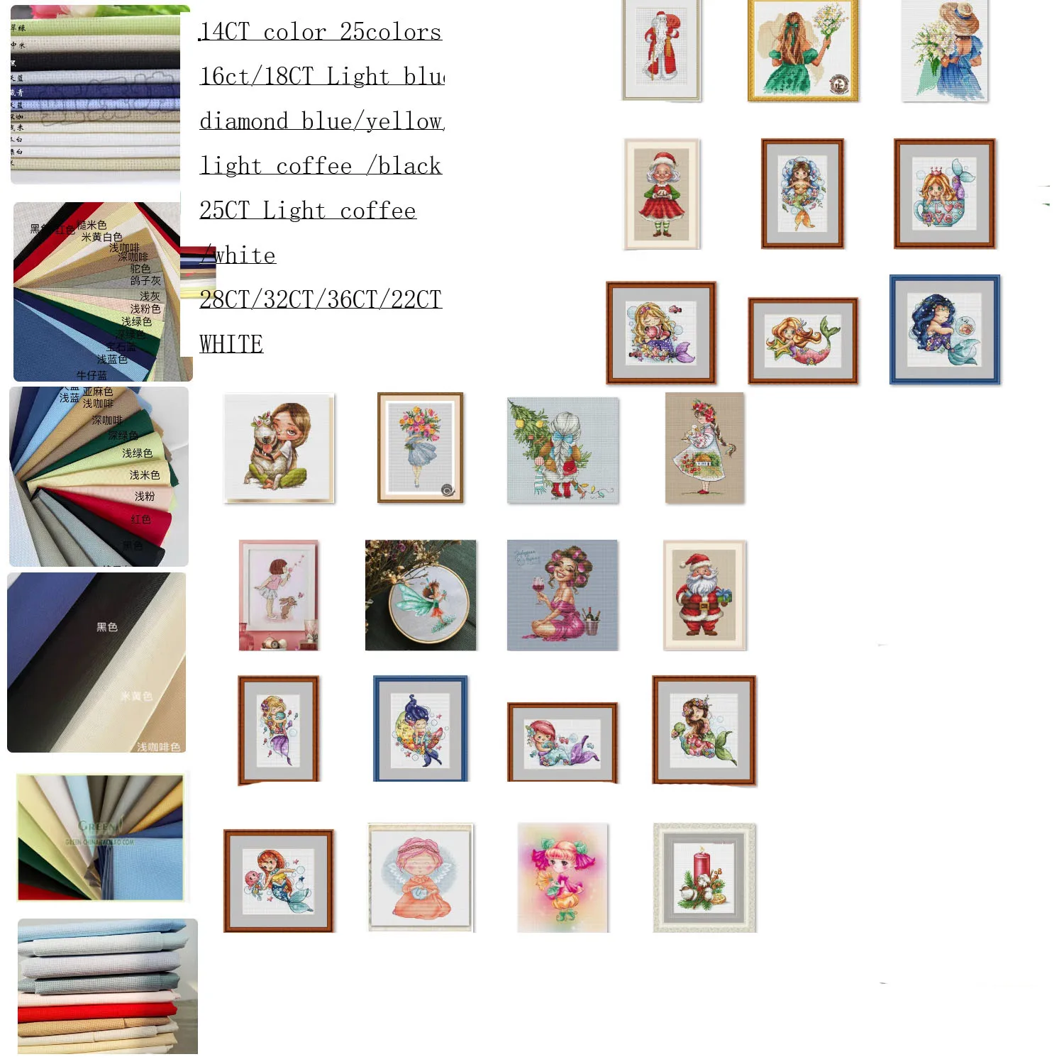 

Cross Stitch Kit Back Girl Series - Girl Holding Flowers Cross stich Kits Homfun Craft Cross Stich Painting Decorations