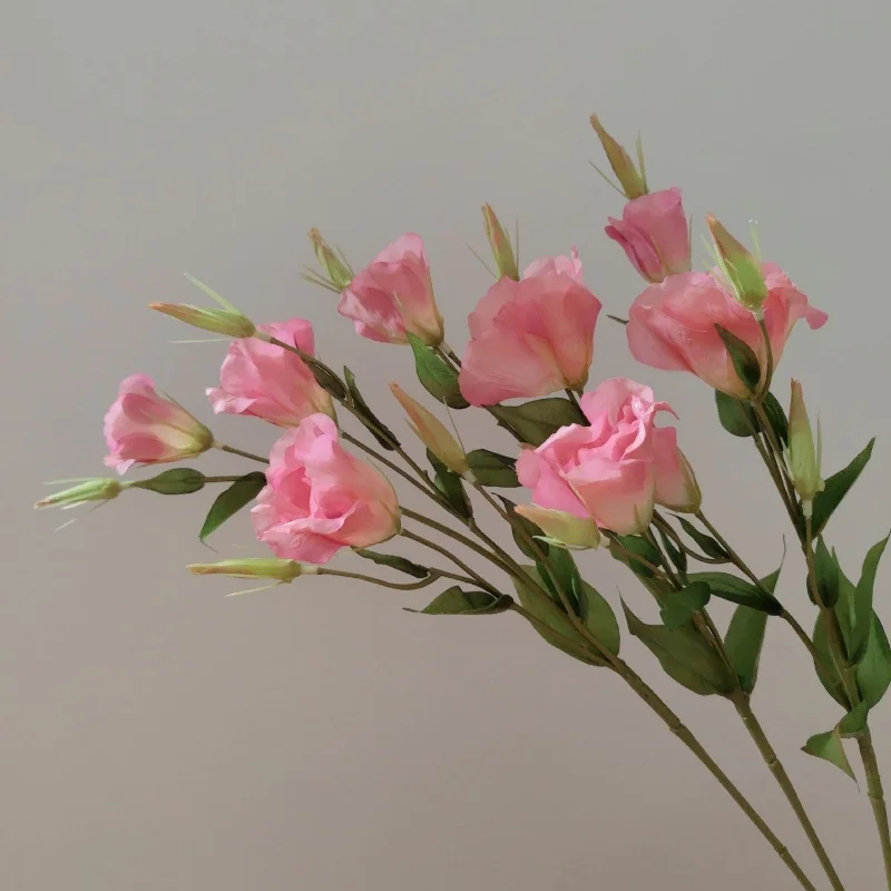 

12/16/20/24pcs Valentine' Day Home Decorative 7 Heads of Platycodon Grandiflorum of Artificial Bouquet Wedding Venue Decoration