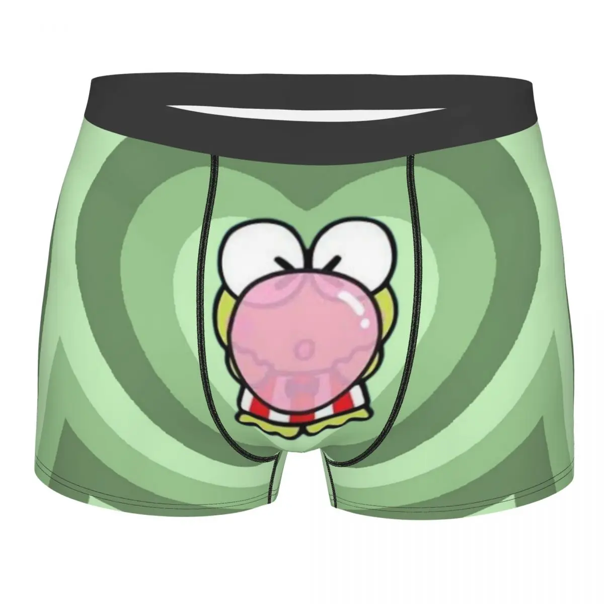 

Custom Novelty Cute Kerokero Keroppi Boxers Shorts Panties Male Underpants Breathable Briefs Underwear