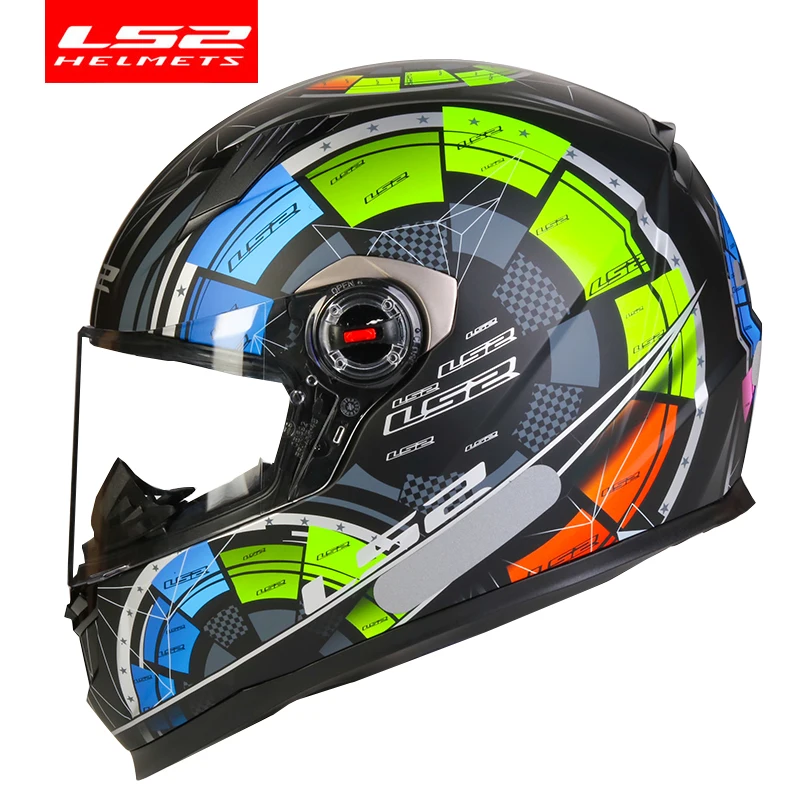 LS2 FF358 Motorcycle Helmet Removable Lens Capacete ls2 Full Face Moto Helmets Casco Man Woman