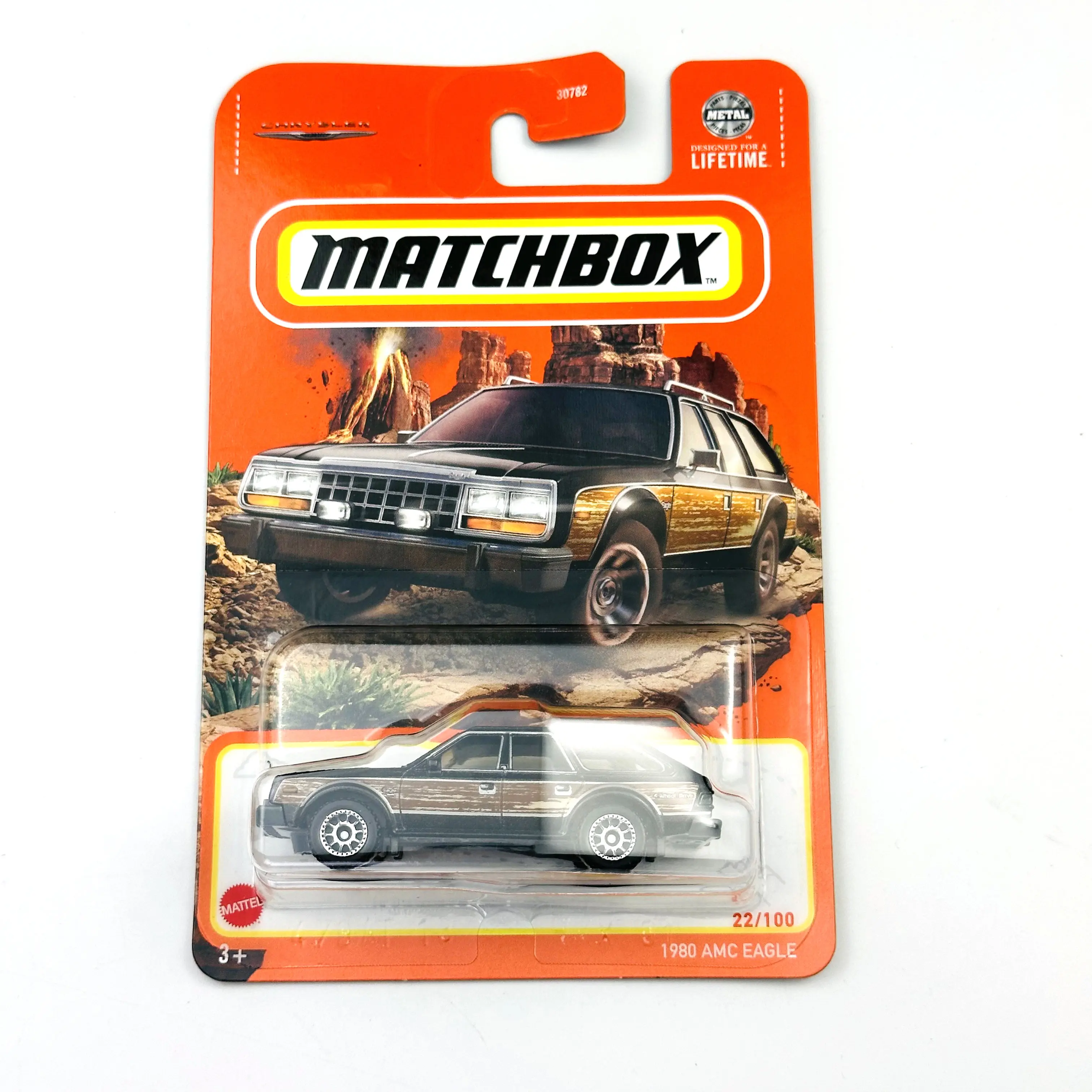 Matchbox Cars 2024 AMC EAGLE 1980, vehículo de juguete de Metal fundido a presión, modelo de colección, 1/64