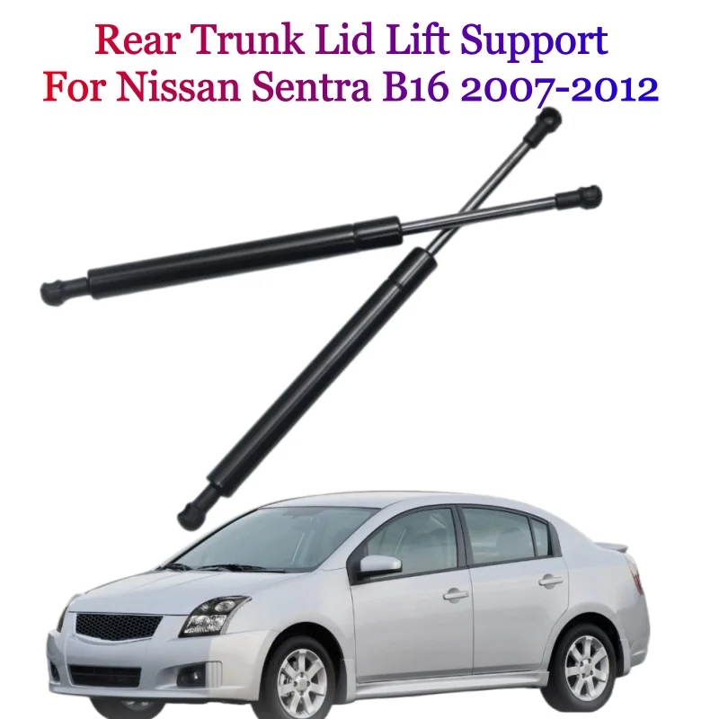 

2 шт. газовые упоры (амортизаторы) для задней двери багажника Nissan Sentra B16 2007-2012 / 84430-ET80A
