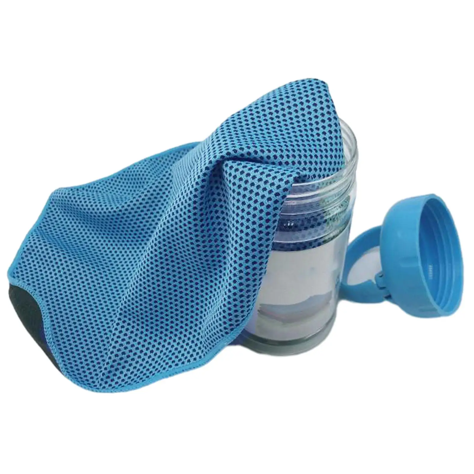 Quick Drying Cooling Towel Breathable Polyester Ice Sports Wrap Neck Scarf for Yoga Running Summer