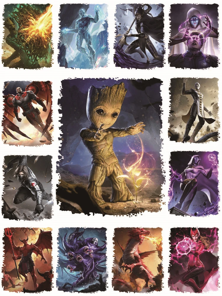 Marvel Groot Clothing stickers Patch for clothes Winter Soldier heat transfer vinyl DIY patches for children Ironing application