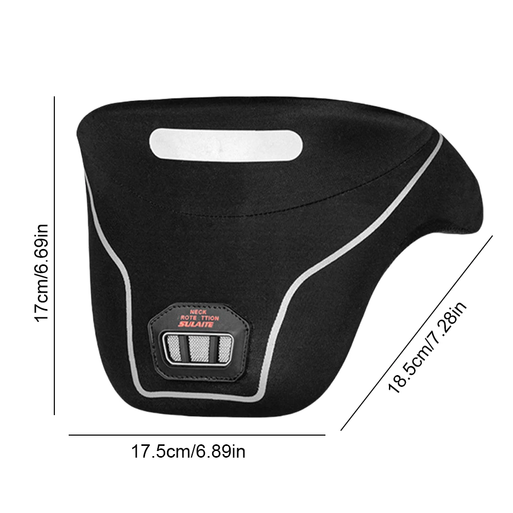 

Motorcycle Neck Support Anti-Shock Protective Motorcycle Neck Brace Anti-Fatigue Riding Neck Guard Zipper Safe Neck Protection