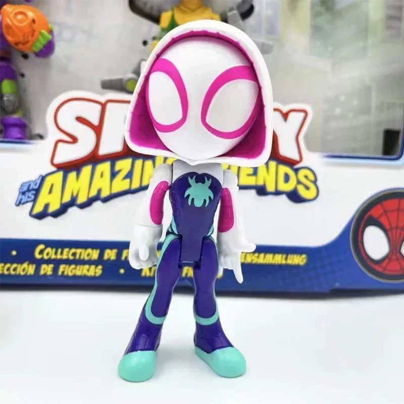 Hasbro Anime Marvel Spidey y sus increíbles amigos Ms.marvel Hulk regalos o colección figuras de acción genuinas modelo Juguetes