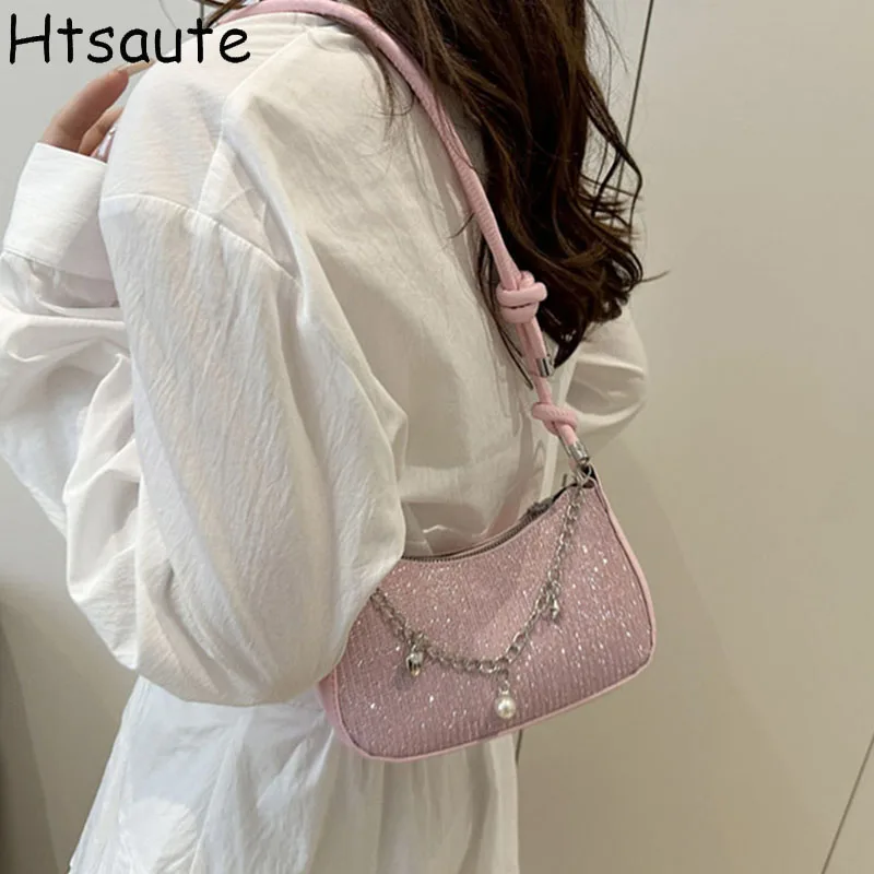 

Underarm Bags Women Top PU Leather Crossbody Bags Trendy Fashion Shoulder Bag Soft Mini Handbag with Zipper Closure bolsos mujer