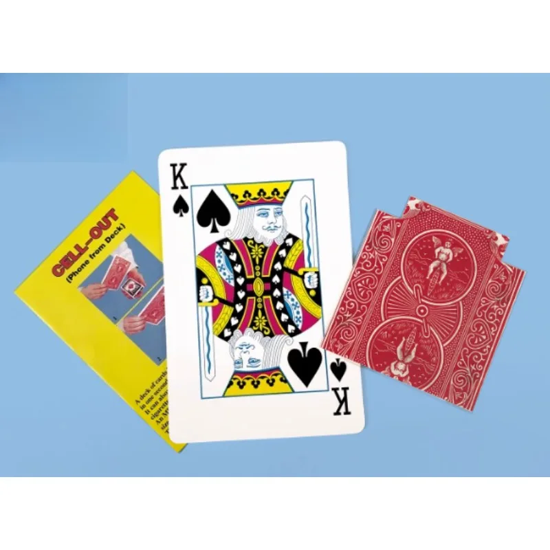 Cell-Out (Cell Phone From Card) Appearing Magicians Magic Tricks prop Close Up Card Magie Illusion Comedy Deck to object Magica