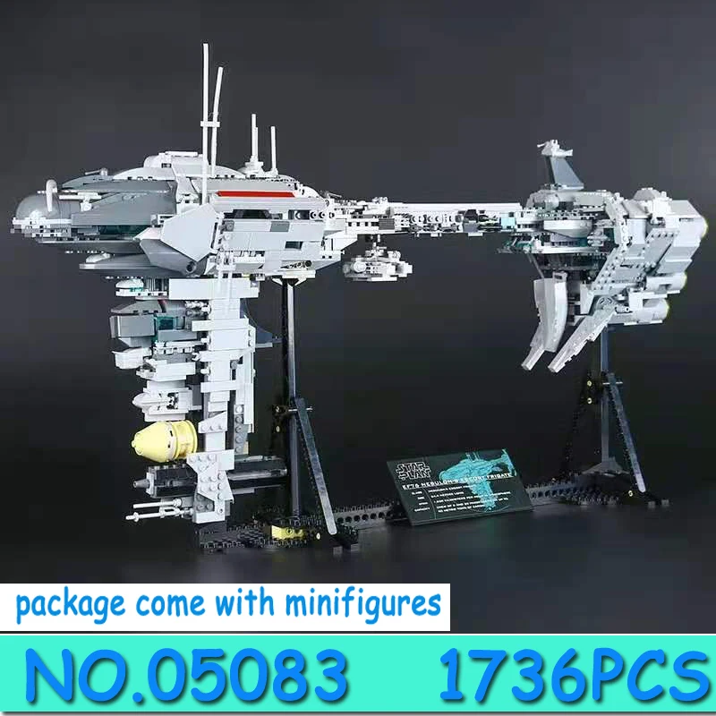 

MOC 57273 Nebulon B Escort Frigate Creative, 2070 шт., совместимые с серией Star Space Movie, строительные блоки, кирпичи, игрушки 05083