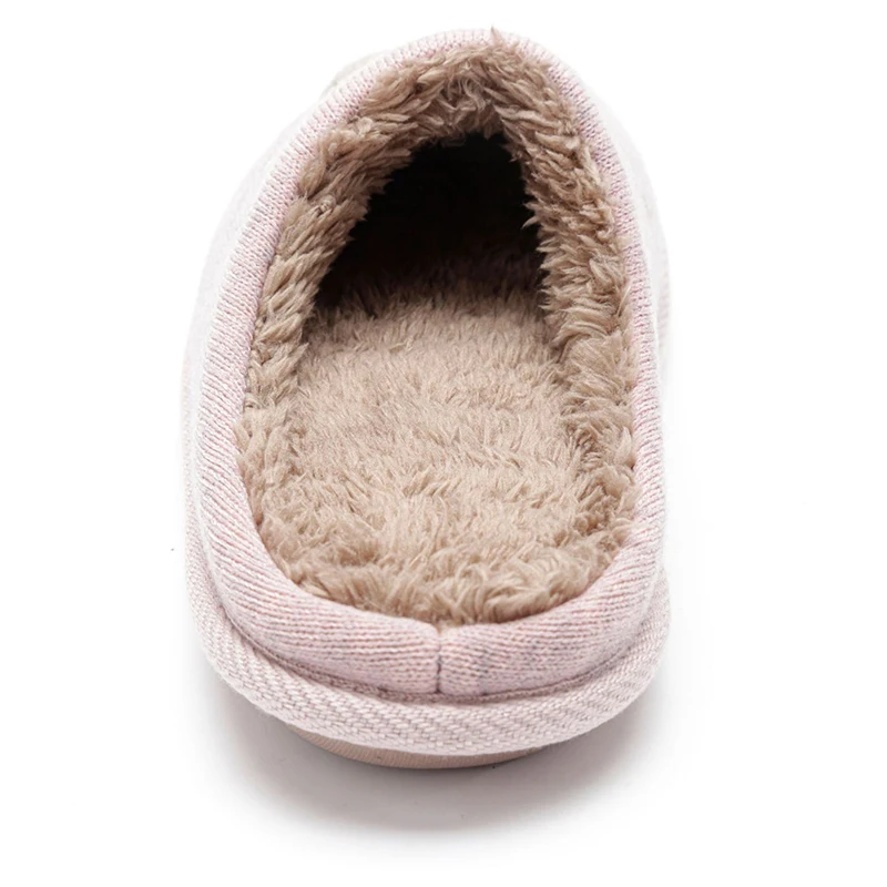 Winter Cartoon Embroidery Cute Hedgehog Women Fur Slippers  Family  Cotton Shoes Bedroom Mute Soft Soles Warm Men Fluffy Slides