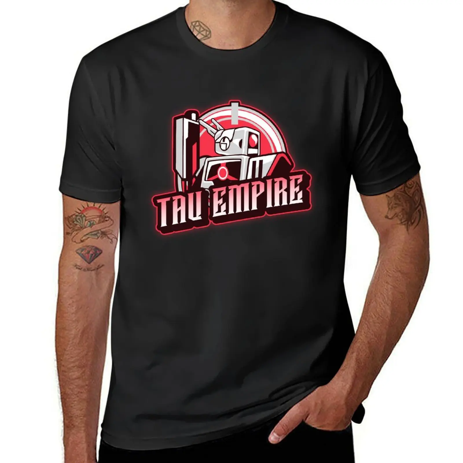 

Tau Empire T-Shirt funnys summer top summer tops anime plain black t shirts men