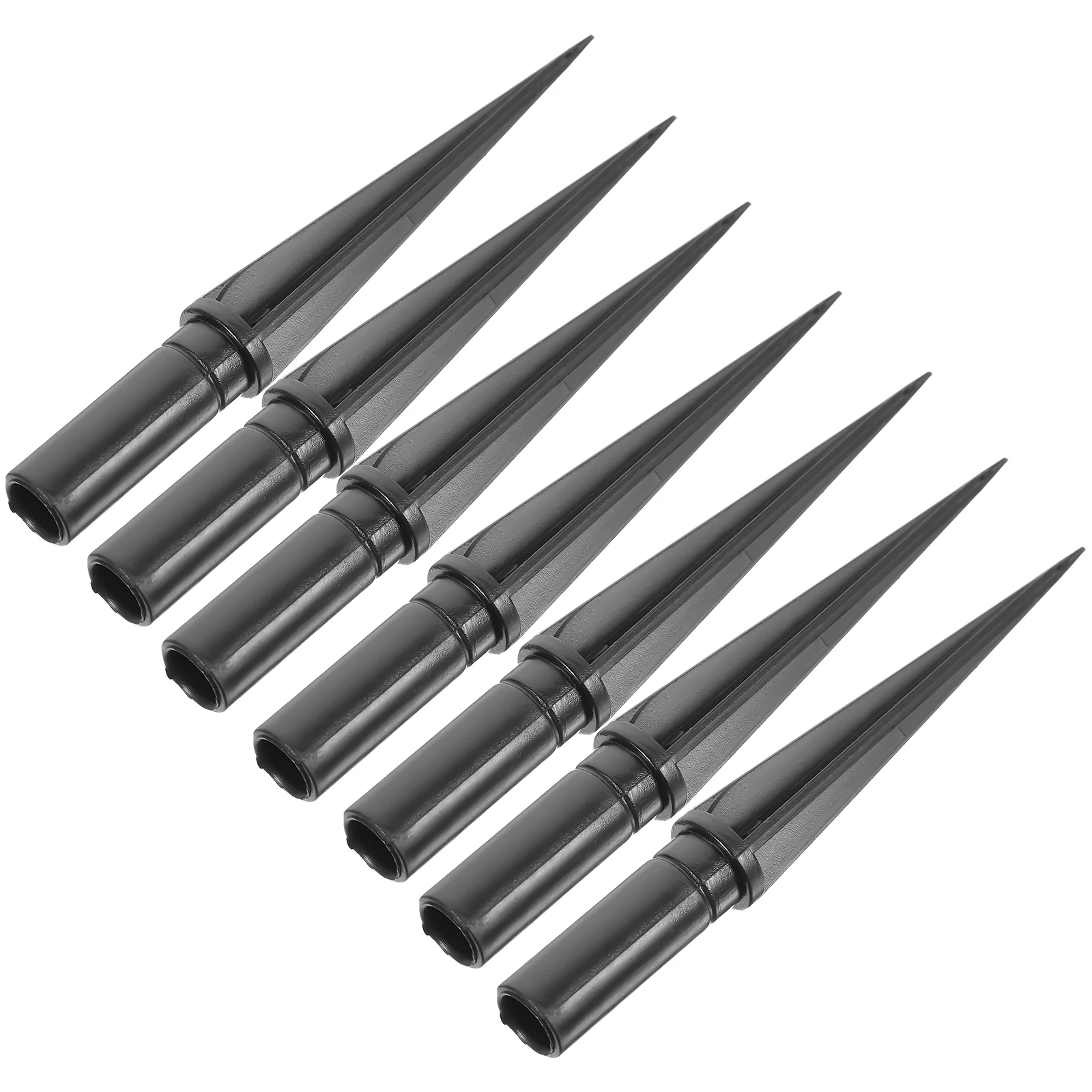 10 Pcs Ground Lamp Garden Stakes 14x140MM Hole M8MM Inclined Angle Easy Install Draining Design Waterproof Corrosion